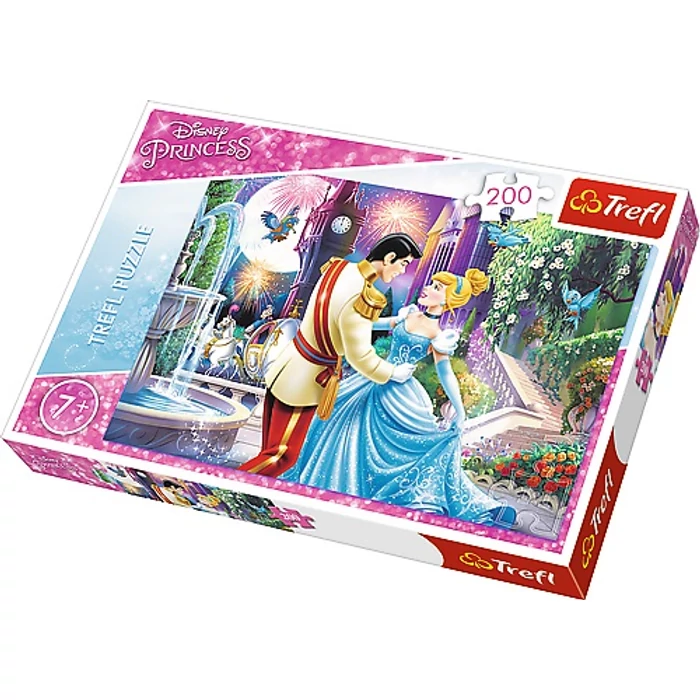 Trefl 13224 - Hamupipőke - Tánc a holdfényben - 200 db-os puzzle