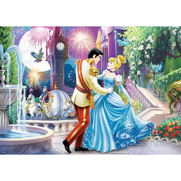 Trefl 13224 - Hamupipőke - Tánc a holdfényben - 200 db-os puzzle