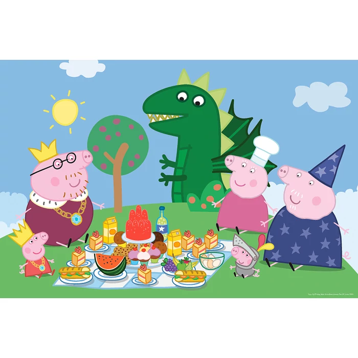 Trefl 14157 - Peppa Malac - Ünnep - 24 db-os Maxi puzzle