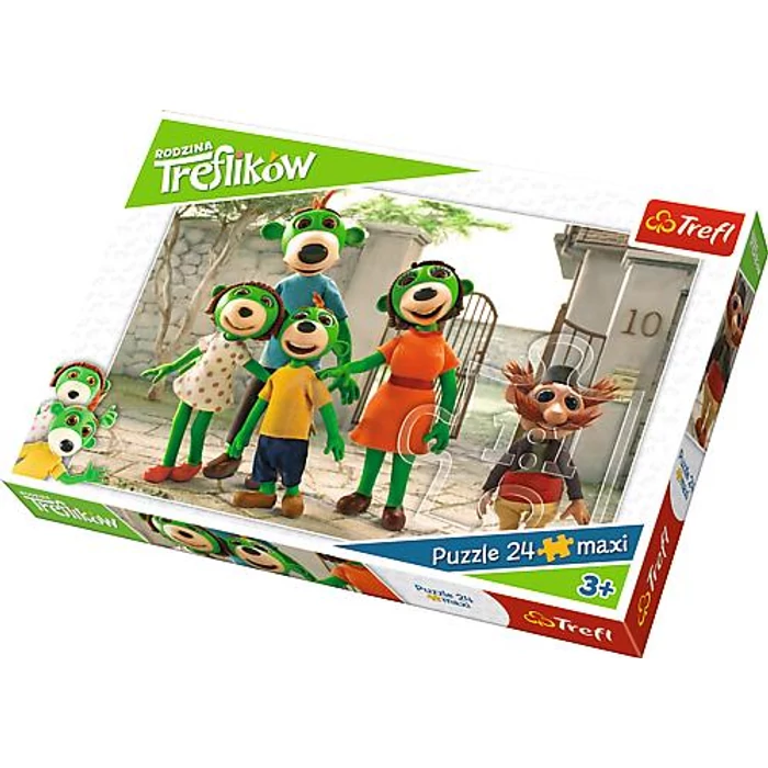 Trefl 14247 - A Treflikow család kalandjai - 24 db-os Maxi puzzle