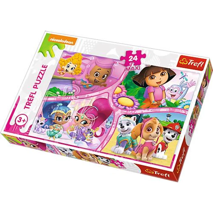 Trefl 14260 - Kalandra fel lányok! - 24 db-os Maxi puzzle