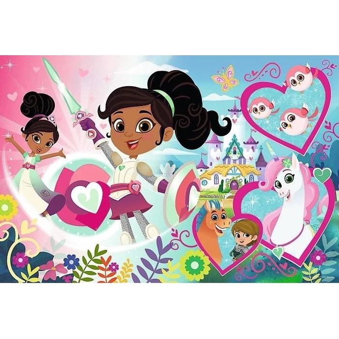 Trefl 14267 - Nella, a hercegnő lovag - 24 db-os Maxi puzzle