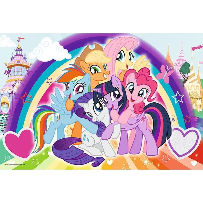 Trefl 14269 - My Little Pony - Vidám pónik - 24 db-os Maxi puzzle