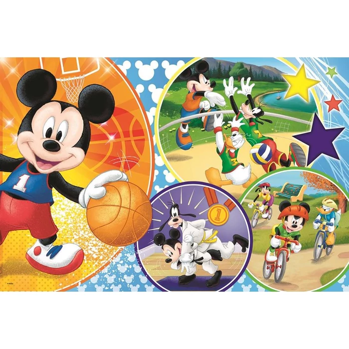 Trefl 14291 - Mickey egér sportol - 24 db-os Maxi puzzle