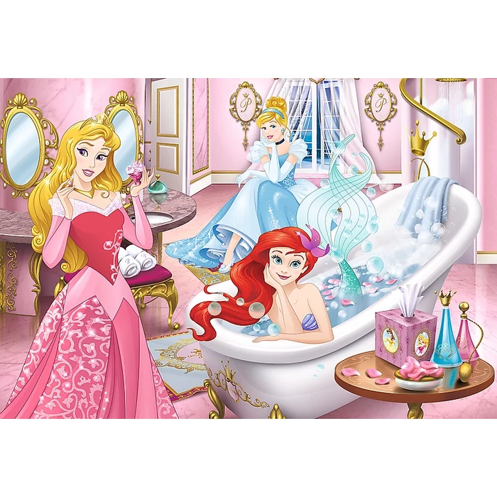 Trefl 15327 - Disney Princess - Pihenés a bál előtt - 160 db-os puzzle