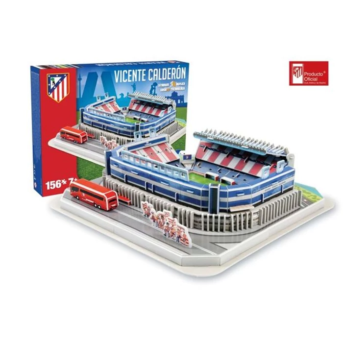 Trefl 15499- Vicente Calderón Stadion - Atlético Madrid- 156 db-os 3D puzzle