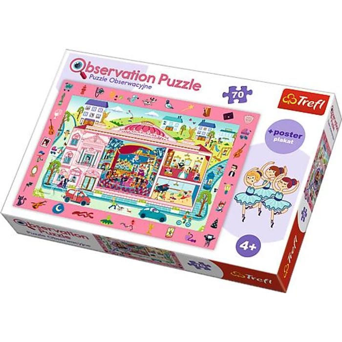 Trefl 15533 - Keresd a képet - Az operában - 70 db-os puzzle