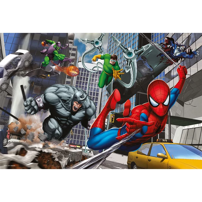 Trefl 16158 - Pókember - Marvel támadás - 100 db-os puzzle