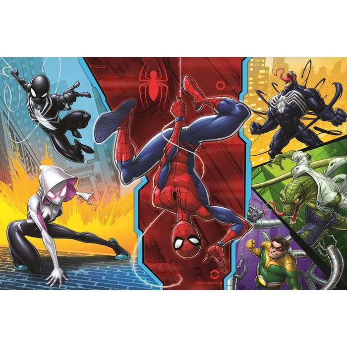 Trefl 16347 - Pókember - Fejjel lefelé - 100 db-os puzzle