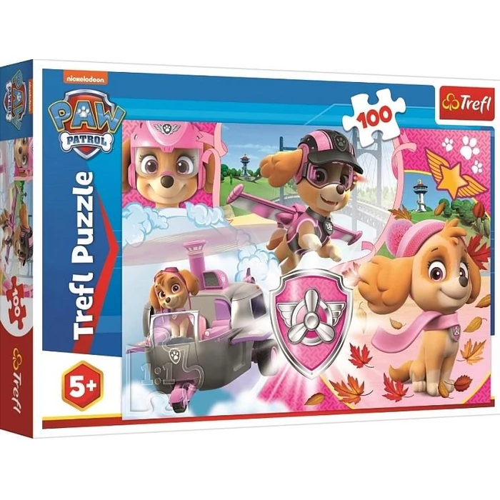 Trefl 16368 - Mancs őrjárat - Skye akcióban - 100 db-os puzzle