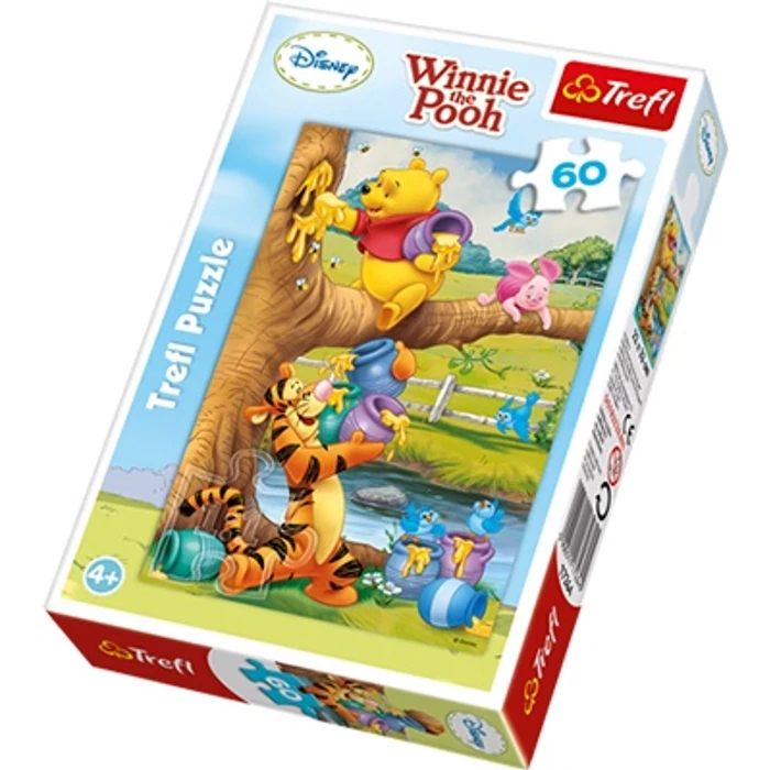 Trefl 17264 - Micimackó és barátai - Egy kis valami - 60 db-os puzzle