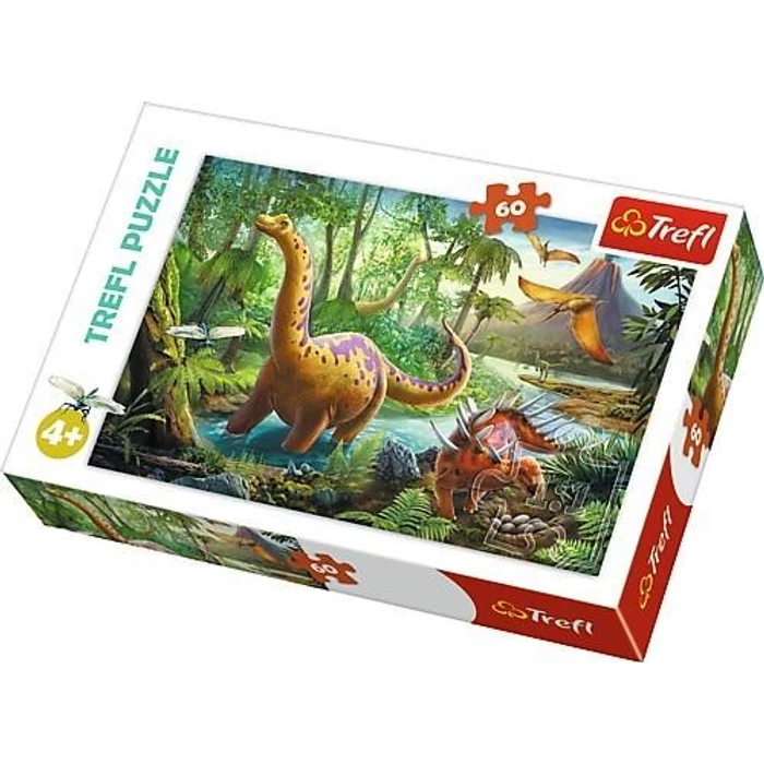 Trefl 17319 - Dínók vándorlása - 60 db-os puzzle