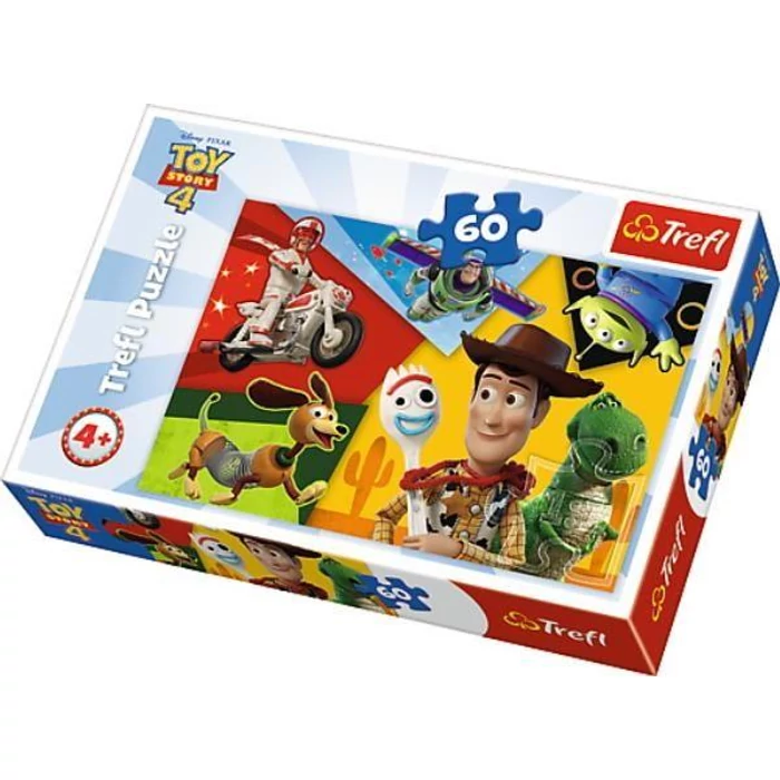 Trefl 17325 - Toy Story 4 - Játékra készen - 60 db-os puzzle