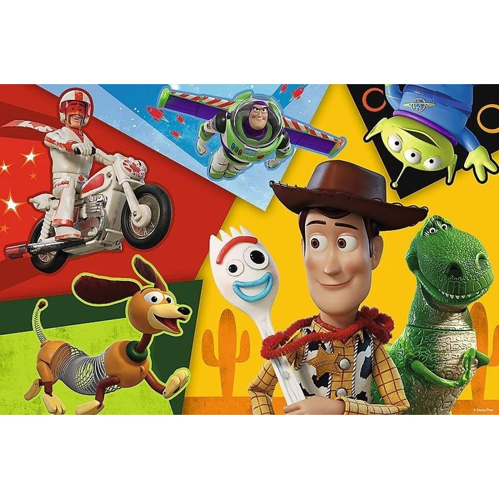 Trefl 17325 - Toy Story 4 - Játékra készen - 60 db-os puzzle