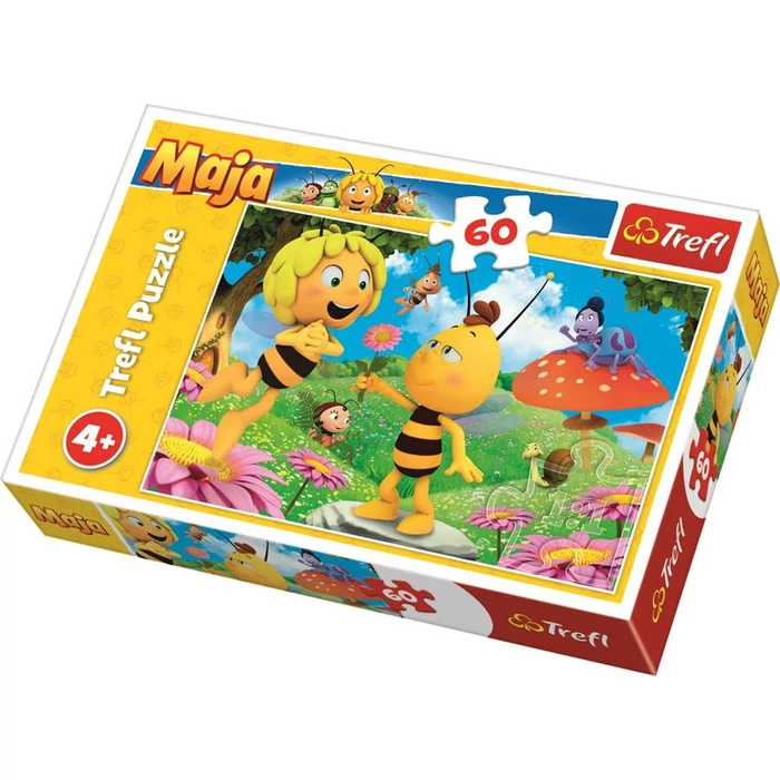 Trefl 17330 - Maja a méhecske - Virágot Majának - 60 db-os puzzle