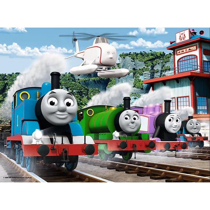 Trefl 18230 - Thomas és barátai - Verseny a síneken - 30 db-os puzzle