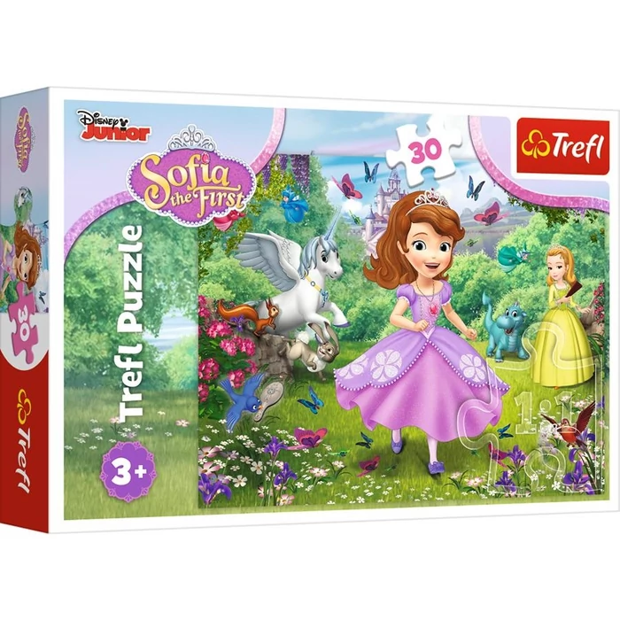 Trefl 18252 - Szófia hercegnő a kertben - 30 db-os puzzle