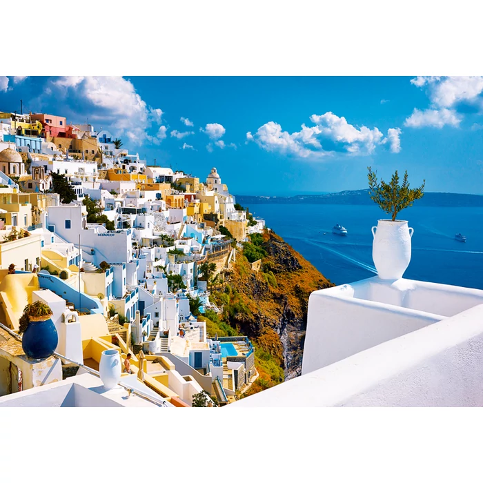 Trefl 26119 - Santorini, Görögország - 1500 db-os puzzle