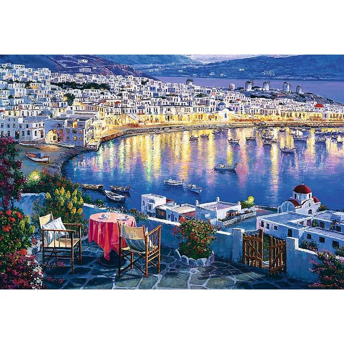 Trefl 26144 - Naplemente Mykonoson - 1500 db-os puzzle
