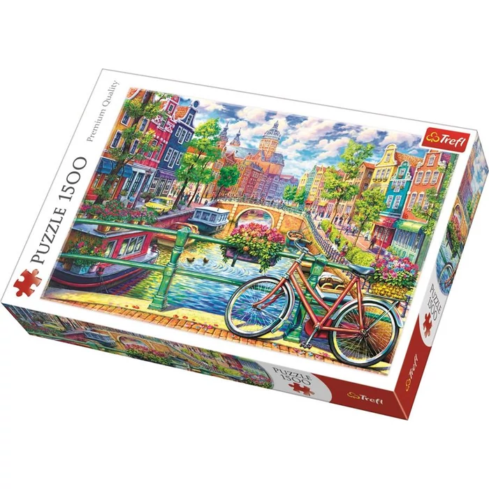 Trefl 26149 - Csatorna Amszterdamban - 1500 db-os puzzle