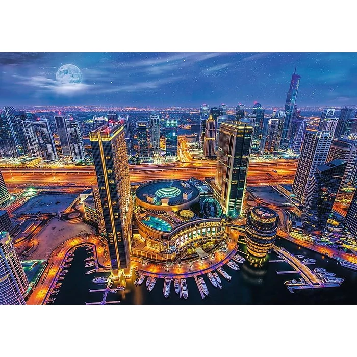 Trefl 27094 - Dubai fényei - 2000 db-os puzzle