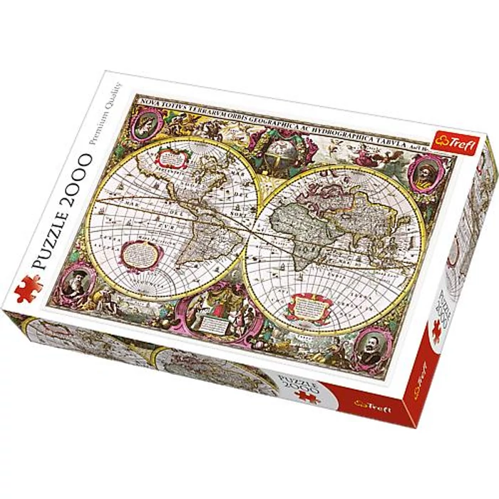 Trefl 27095 - A Föld térképe - 2000 db-os puzzle