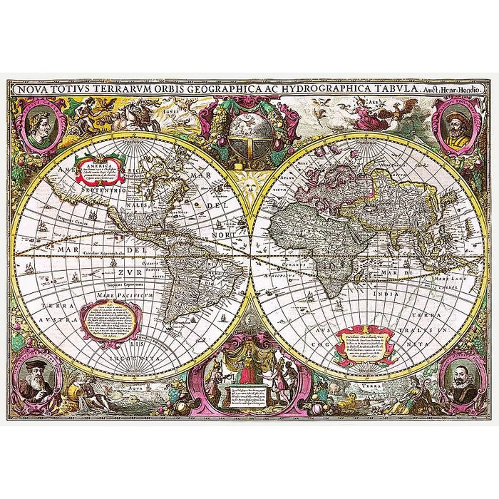 Trefl 27095 - A Föld térképe - 2000 db-os puzzle
