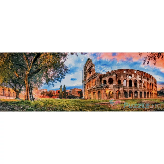 Trefl 29030 - Panoráma puzzle - Kolosszeum - 1000 db-os puzzle