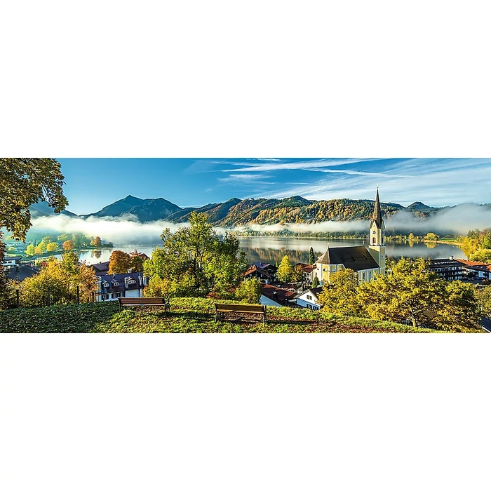 Trefl 29035 - Panoráma puzzle - Schliersee tó - 1000 db-os puzzle