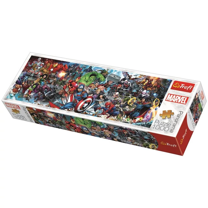 Trefl 29047 - Panoráma puzzle - Marvel univerzum - 1000 db-os puzzle