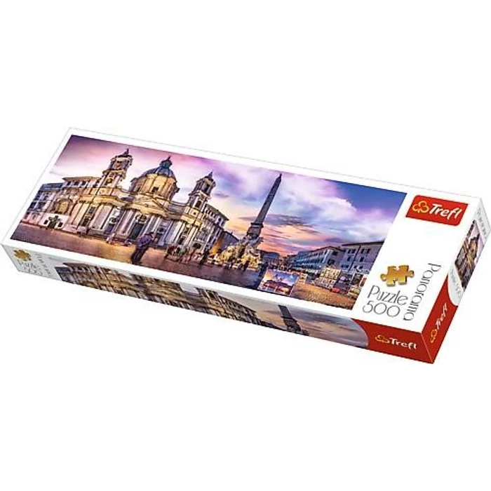 Trefl 29501 - Panoráma puzzle - Piazza Navona, Róma - 500 db-os puzzle