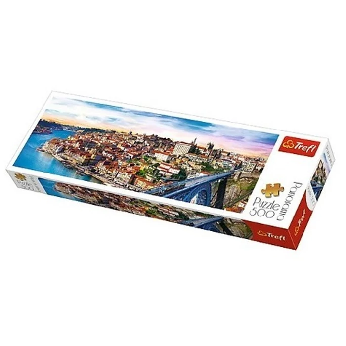 Trefl 29502 - Panoráma puzzle - Porto, Portugália - 500 db-os puzzle