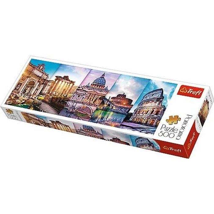 Trefl 29505 - Panoráma puzzle - Római utazás - 500 db-os puzzle