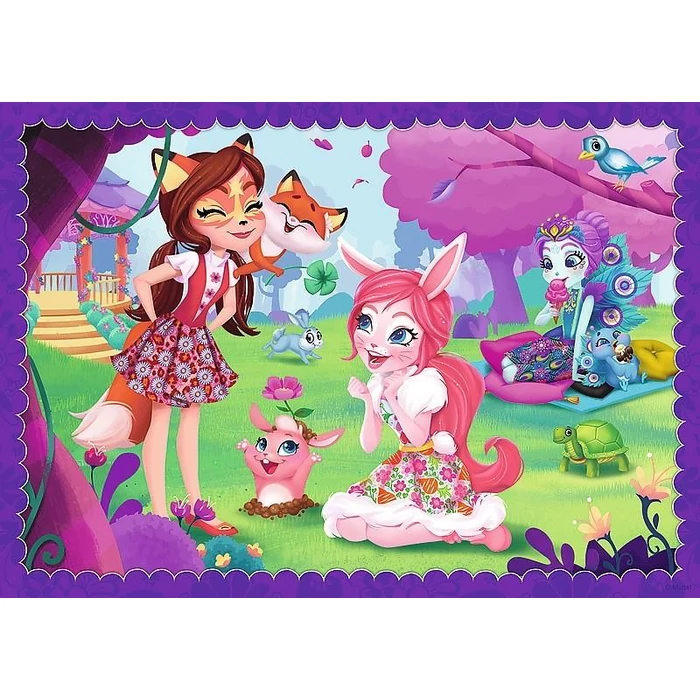 Trefl 34305 - Enchantimals - 4 az 1-ben (35, 48, 54, 70 db-os) puzzle
