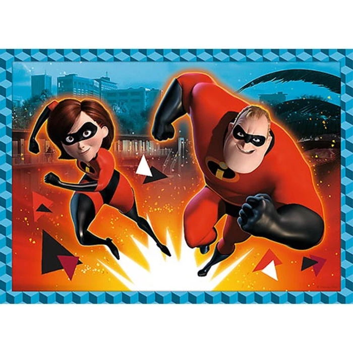Trefl 34306 - Hihetetlen család - 4 az 1-ben (35, 48, 54, 70 db-os) puzzle