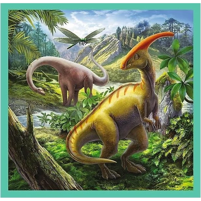 Trefl 34837 - Dinoszauruszok - 3 az 1-ben (20, 36, 50 db-os) puzzle