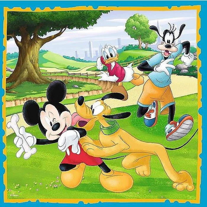 Trefl 34846 - Mickey Mouse és barátai - 3 az 1-ben (20, 36, 50 db-os) puzzle
