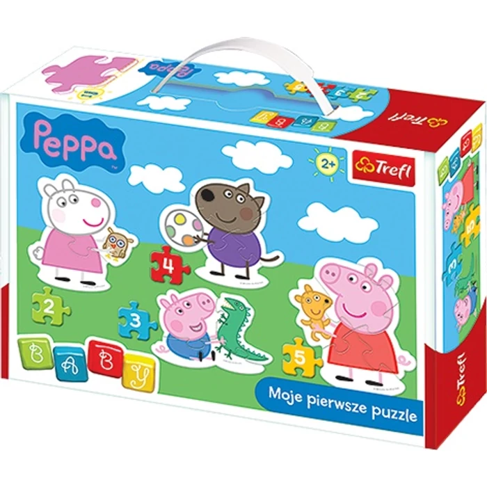 Trefl 36061 - Peppa malac - Első Baby puzzle táskában