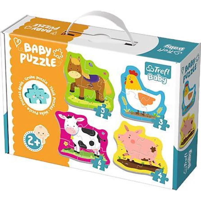 Trefl 36070 - Háziállatok - Első Baby puzzle táskában