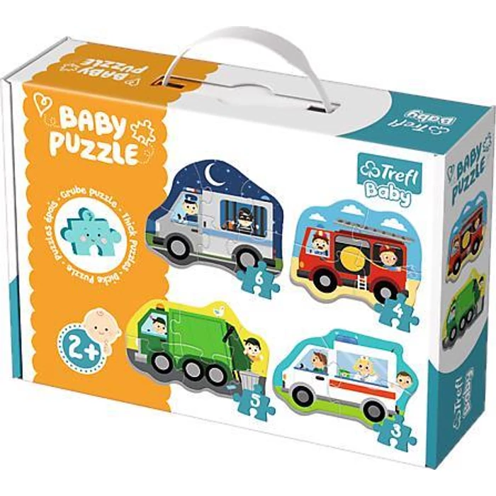Trefl 36071 - Járművek - Első Baby puzzle táskában