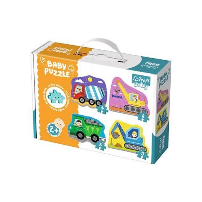 Trefl 36072 - Munkagépek - Első Baby puzzle táskában