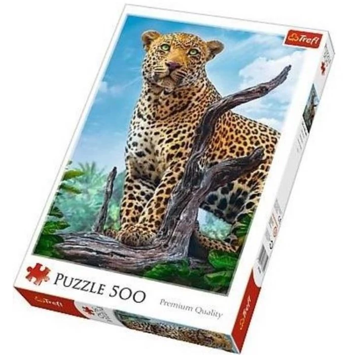 Trefl 37332 - Vad leopárd - 500 db-os puzzle