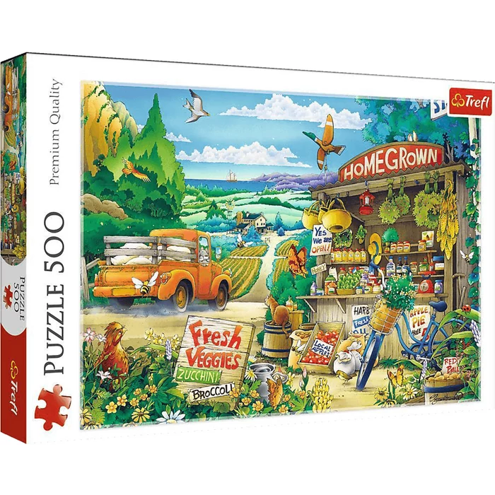 Trefl 37352 - Vidéki reggel - 500 db-os puzzle