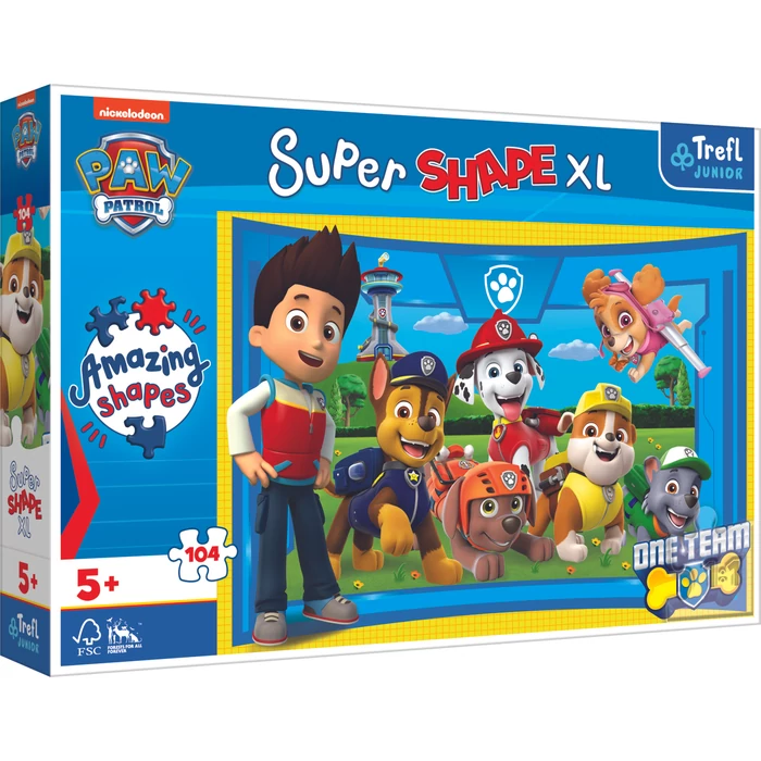 Trefl Super Shape XL 104 db-os puzzle - Mancs őrjárat (50016)