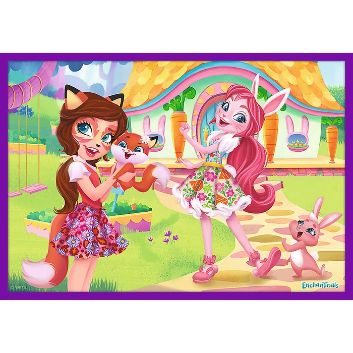 Trefl 90354 - Enchantimals - Kalandok - 10 az 1-ben (20,35,48 db-os) puzzle