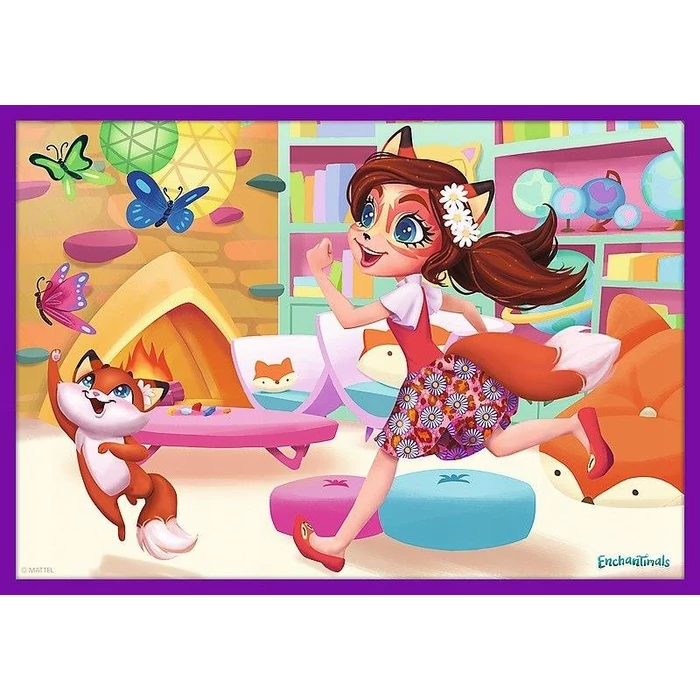 Trefl 90354 - Enchantimals - Kalandok - 10 az 1-ben (20,35,48 db-os) puzzle