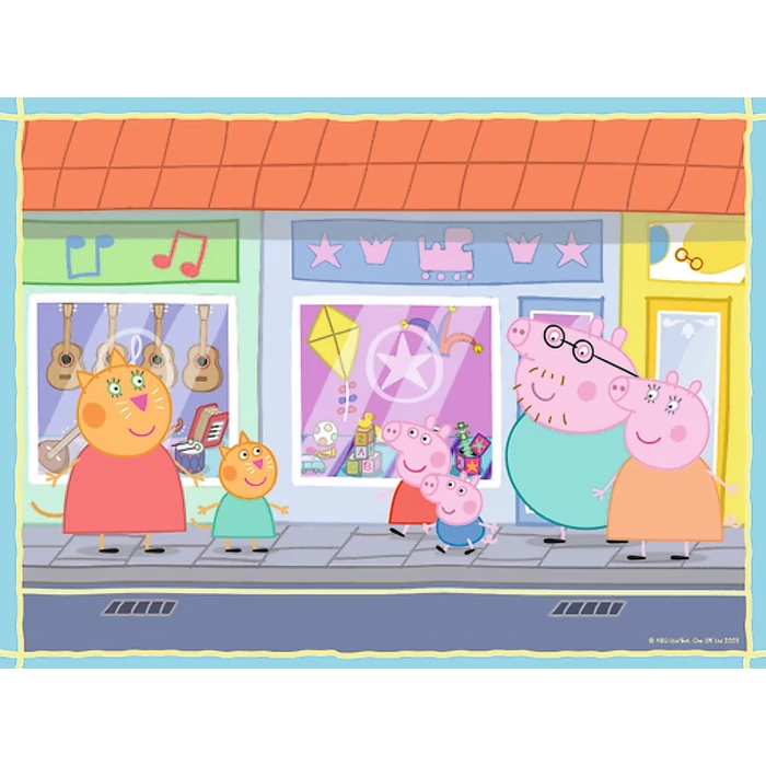 Trefl 90600 - Peppa Malac- 2 az 1-ben puzzle és memóriajáték