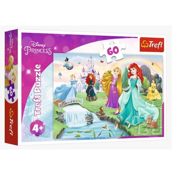Trefl 17361 - Disney Princess - 60 db-os puzzle