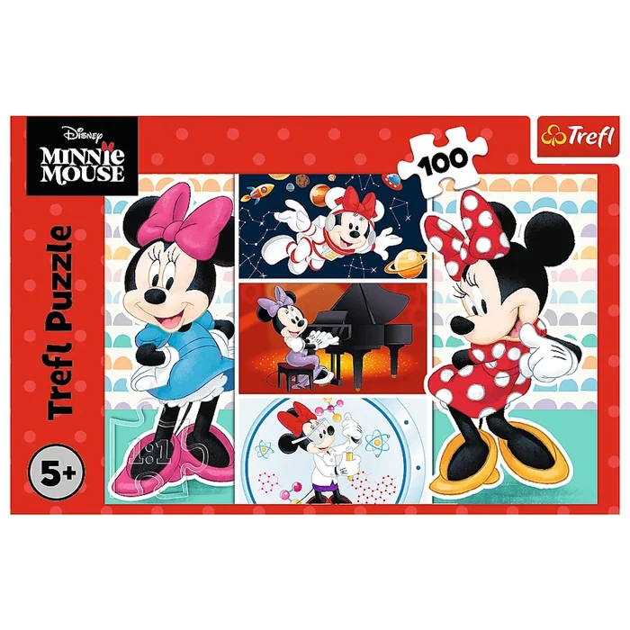 Trefl 16517 - Minnie Mouse - 100 db-os puzzle