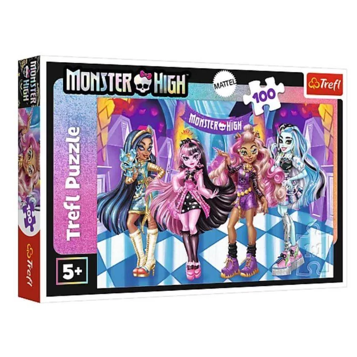Trefl 16505 - Monster High - Terrible friends - 100 db-os puzzle